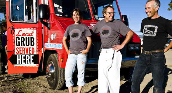 red truck tahoe red truck truckee, ca